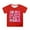 Red, variant on Tisuna Girls 100 Days Of School Tshirt Letter Print Short Sleeve Crew Neck Tops Comfortable Lightweight Child Toddler Summer Shirt Black Size 3-4 Years