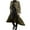 Camouflage, variant on Men's Double Breasted Trench Coat Notched Lapel Slim Fit Long Overcoat Soft Elegant Windbreaker Winter