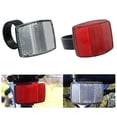thumbnail image 5 of Bike Front and Rear Safety Reflector, Plastic Bike Rear Reflective Light Warning Board, Night Riding Reflector Pendant for Bicycle Safety Decoration, 5 of 9
