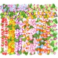 thumbnail image 6 of 48PCS Hawaiian Leis Set, Tropical Flowers Necklaces Headbands and Wristbands for Beach Hawaii Luau Party Favors Decoration Birthday Party Supplies, 6 of 7