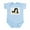 Sky Blue, variant on - Bernese Mountain Dog Puppy.Com - Baby Light Bodysuit, Size Newborn - 24 Months