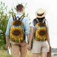 thumbnail image 5 of Yiaed Sky Golden Sunflower Field Print Backpack, Premium Laptop Backpack, Travel Backpack for Women, Lightweight Backpacks, Comfortable Back Pack-Medium, 5 of 7