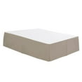 thumbnail image 2 of facefd Solid Color Hotel Pleated Bed Skirt Wrinkle & Fade Resistant Khaki _Twin, 2 of 9