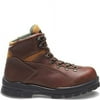 WOLVERINE Men's Tacoma 6" DuraShocks� Steel-Toe Waterproof Work Boot Brown - W03779
