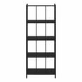 thumbnail image 5 of Monarch Specialties Bookshelf, Bookcase, Etagere, 4 Tier, 62"H, Office, Bedroom, Brown Laminate, 5 of 11