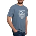 thumbnail image 4 of CafePress - Pi Sigma Epsilon White Logo T Shirt - Mens Comfort Colors Shirt, 4 of 5