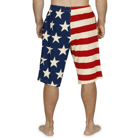 Under Disguise - Men's Vintage American Flag Patriotic Pajama Lounge ...
