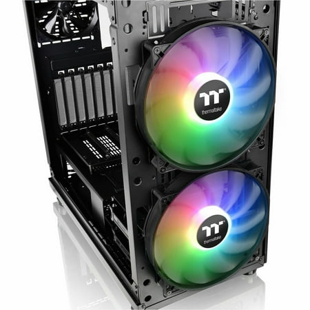 Thermaltake - Level 20 RS ARGB Mid Tower Case - Black