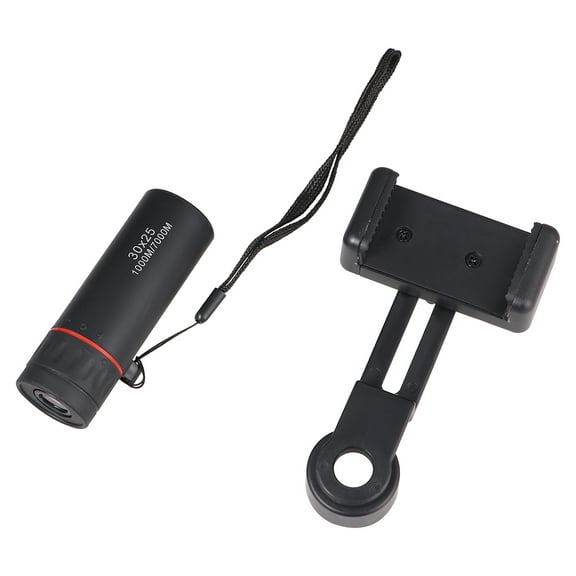 FRCOLOR 1 Set Outdoor Single-tube Telescope Night Vision Goggles Snooper Scope Birdwatching Black (1Pc 1Pc Mobile Phone Holder)