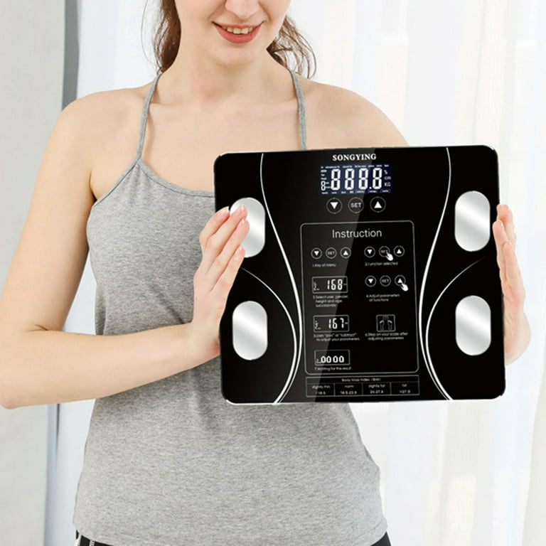  Healifty Digital Scales for Body Weight Household Health  Monitor Fat BMI Scale Home Electronic Scale Home Weight Scale Weight Scales  Body Fat Scale Weighing Scale Lip Gloss Intelligent : Health 