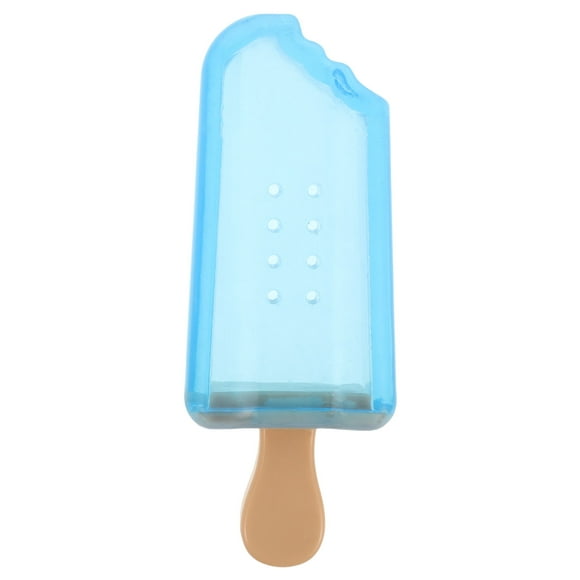 BRIGHTFUFU Juguete masticable con forma de piruleta de hielo, juguete molar congelable de verano para perros