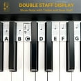 thumbnail image 5 of Piano Notes Guide for Beginner, Removable Piano Keyboard Note Labels for Learning, 88-Key Full Size, Made of Silicone, No Need Stickers, Reusable and Comes with Box (Classic Black）, 5 of 5