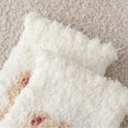 thumbnail image 5 of Winter Stocking Stocking Lady Stocking Striped Candy Coloured Coral Stocking With Thick Warm Floor, 5 of 5