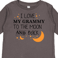 thumbnail image 4 of Inktastic I Love My Grammy to the Moon and Back Boys or Girls Long Sleeve Toddler T-Shirt, 4 of 5