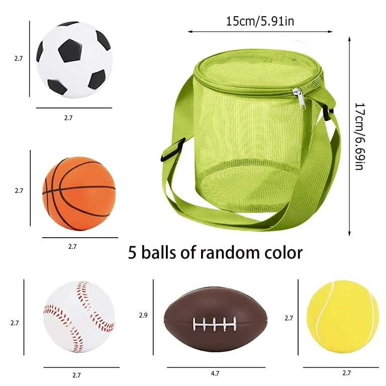 Soft Foam Sports Balls with Carrying Bag Toys and Gifts for Baby