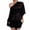 Black, variant on Sheer Poncho Top for Women off the Shoulder Shawl Wrap Lightweight Loose Fit Solid Color Y2k Summer Beach Vacation Cover ups Black L