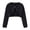 Black, variant on Brondbend toddler Girls Cardigan Kids Knitted Sweater Crewneck Long Sleeved Solid Cotton Coat Open Front Button Casual Jacket Loose Fall Breathable Outerwear,Black