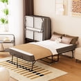 thumbnail image 5 of BCBYou Folding Bed Frame with Mattress for Adults, Foldable Bed with 5-Inch Memory Foam Mattress and Storage Bag, All-Metal Rollaway Bed Space-Saving,75"x 31", 5 of 7