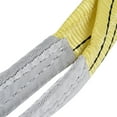 thumbnail image 4 of Yellow 3T PES Flat Lifting Sling - 75mm Width x 4m Length, Heavy-Duty Multi-Layer Woven Design with 6:1 Safety Factor, Wear-Resistant & Smooth Surface for Stable Lifting in Ships, Machinery, Ports,, 4 of 6