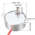 thumbnail image 5 of Uxcell AC 24V 50-60Hz CCW/CW 4W 5-6RPM Synchronous Motor - Turntable Motor, 5 of 5
