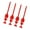 Red, variant on 4PCS Hex Shanks Epoxy Resins Mixers Helixs Paddle Drill Paint Stirring Rod Power Tool Accessories Drill Attachment