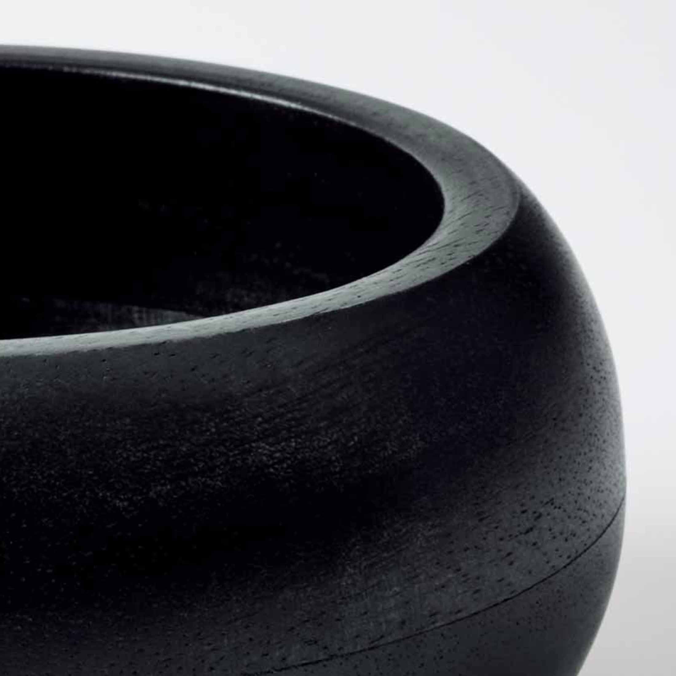 (2 pack) Better Homes & Gardens Wood Small Serving Bowl, Black