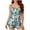 #0277-Green, variant on Uootdi Womens Pajama Sets Summer Cute Pattern Sleeveless Cami Blouse Drawstring Waist Casual Shorts Trendy Homewear Outfits