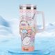 thumbnail image 3 of Vaso aislado de 40 onzas botella de agua de acero inoxidable regalos para mujeres hombres ella y él, 3 of 6