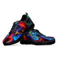 thumbnail image 4 of Trendy Colorful Psychedelic Design Comfortable Summer Sneakers Knitted Fabric Platform Sneakers Casual Sneakers, 4 of 8