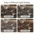 thumbnail image 7 of ODIKA 6'x9' Ultra-Soft Area Rug, Round Blooms Shaped Trailing Vine Scrolls Ornate Shape Border None Washable, Bare feet friendly, Silk-Touch for Guest Room, Bedroom, 7 of 7