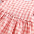 thumbnail image 5 of RIJOPUTY Kids Dress Red Toddler Dress 12-18 Month Girl Clothes Baby Girl Summer Outfit Girls Holiday Outfit Plaid Outfit for Girls Outfits for 1 Year Old Girl 3t Outfits Girl Holiday Outfits, 5 of 6