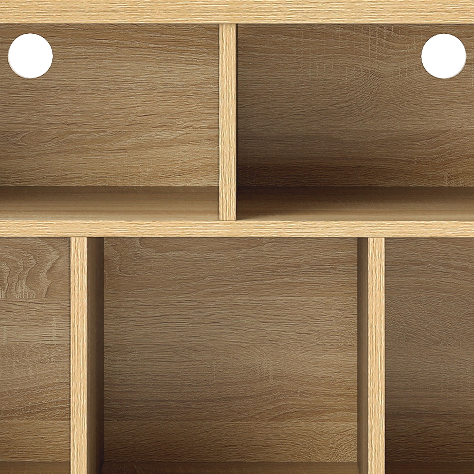 Craftian 5 Cube Bookcase with LED Light, Modern 3 Tier Bookshelf with Drawers for Home Office