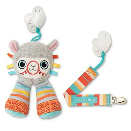 UPC: 0811470030479 | BooginHead Universal Pacifier Holder Stuffed Animal Infant Toddler Boys and Girls Llama