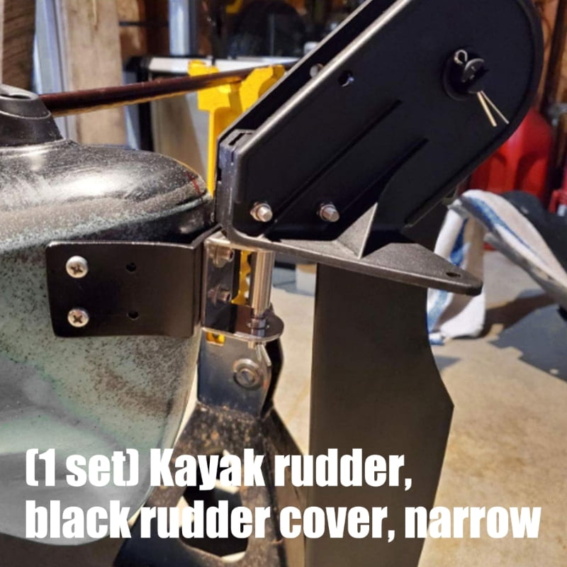 Kayak Nylon Rudder with Rope Foot Control Steering System Canoes Boats Rudder