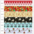 thumbnail image 2 of New 50 Yards Christmas snowman Printed Grosgrain satin Ribbon Handmade Accessories Jiayi, 2 of 6
