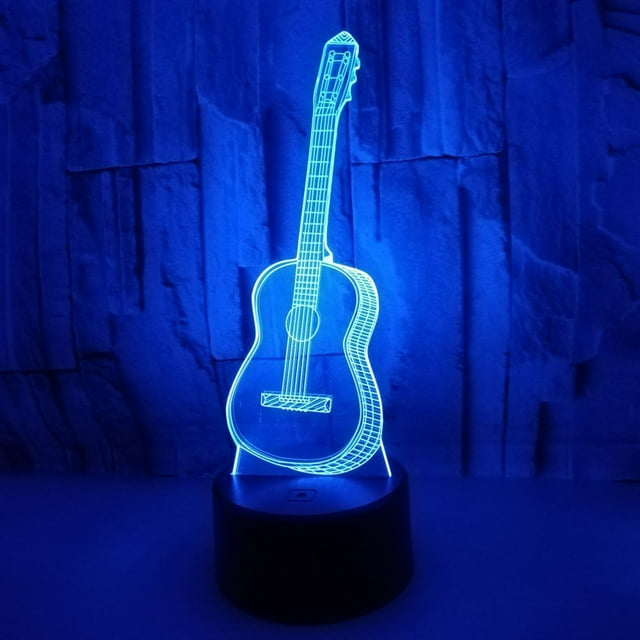 SEWACC Table Lamps LED Lamp For Desk Multi-colored ABS For Bar Decor 1 Set