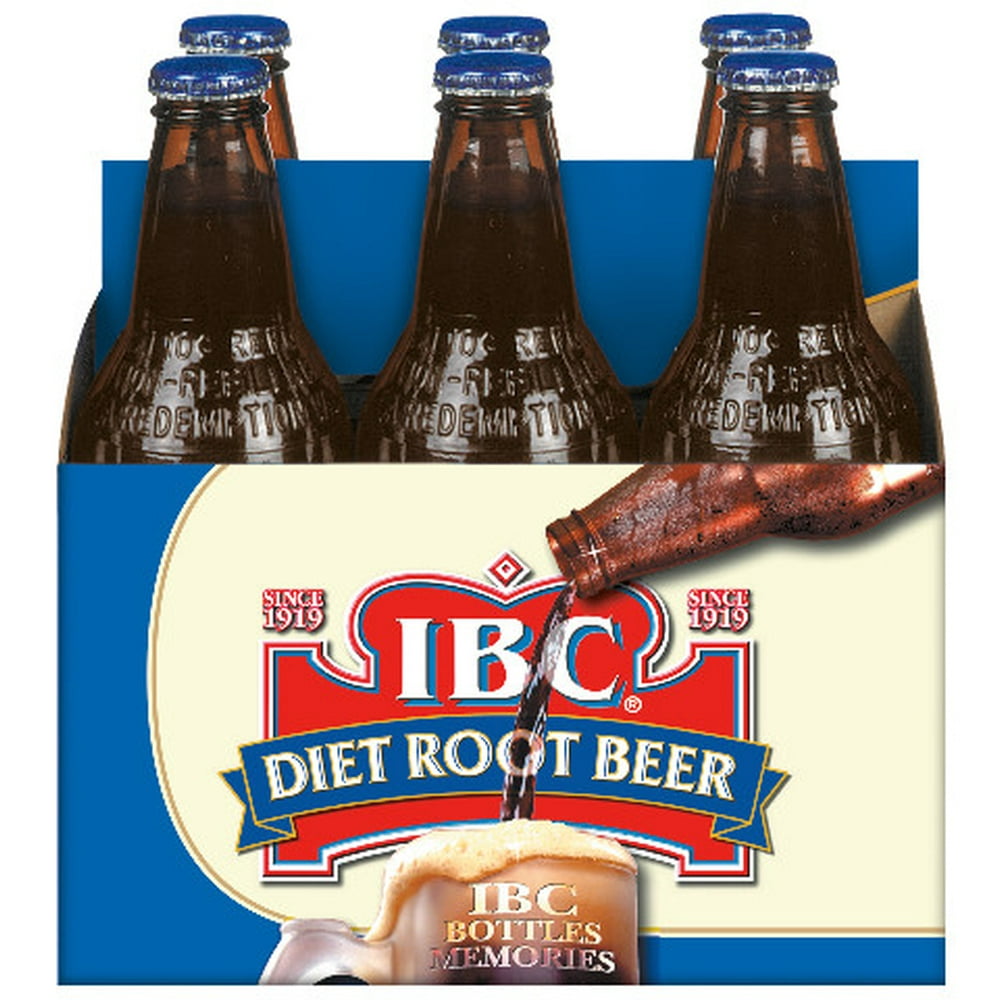 IBC Diet Root Beer, 12 Fl. Oz., 6 Count