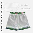 thumbnail image 3 of FORMRS Boys Swim Trunks Quick Dry Mesh Liner Boardshorts Sizes XS-XL, Pink Flamingo Pattern, 3 of 7