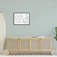 thumbnail image 2 of Stupell Industries Inspirational Friendship Quote Boat Ship Anchor Silhouette Graphic Art Black Framed Art Print Wall Art, Design by Daphne Polselli, 2 of 7