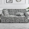 thumbnail image 5 of 1pc Flower Printed Elastic Sofa Cover Antidirty Spandex Sofa Cover Furniture Protector for Bedroom Office Living Room Home Decor, 5 of 9