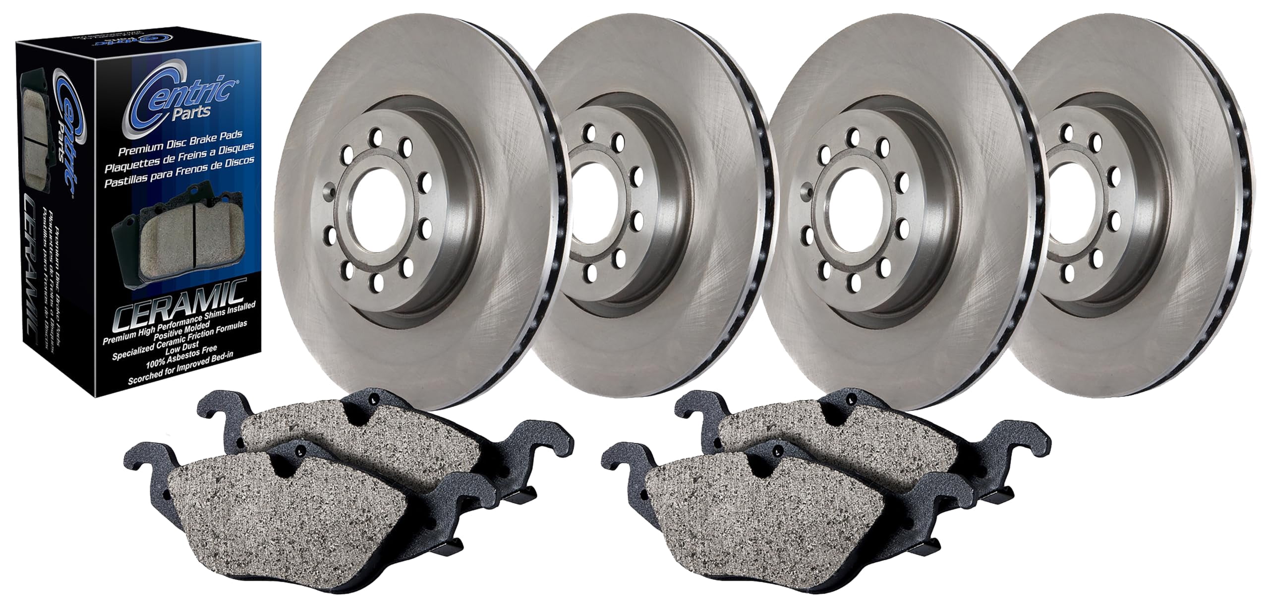 Centric Parts 905.38020 Centric Select Axle Pack 4-Wheel Brake Kit