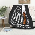 thumbnail image 2 of Christmas Great Grandpa Gifts Blanket 60"x 50", Best Great Grandfather Gifts, Unique Great Grandpa Gift, Xmas Gifts for Great Grandpa, Promoted to Great Grandpa, Great-Grandpa Birthday Gifts, 2 of 6