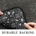 thumbnail image 6 of Black White Halloween Skull Pattern Door Rugs,Washable Non Slip Door Mats Indoor,Decorative Door Mats,Entry Mat Indoor for Entrance,Bedroom,Kitchen,Bathroom,30"x17", 6 of 6