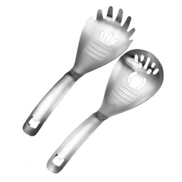 2 Cucharas de Molienda Multiusos de Acero Inoxidable, Cuchara de Cocina, Trituradora de , Separador de Huevos para Utensilios de Cocina