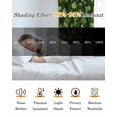 thumbnail image 5 of Green Leaves Kitchen Curtains Spring Abstract Retro Pastoral Plants Cafe Short Curtains for Bathroom Blackout Window Curtain Grommet Small Window Treatment Drapes for Bedroom Living Room 52"x45"x2, 5 of 9