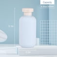 thumbnail image 2 of 6.8 oz Plastic Travel Shampoo Bottles, Refillable Flip Cap Squeeze Bottles for Toiletries, Large Leakage-proof Travel Shampoo and Conditioner Container (Blue), 2 of 12