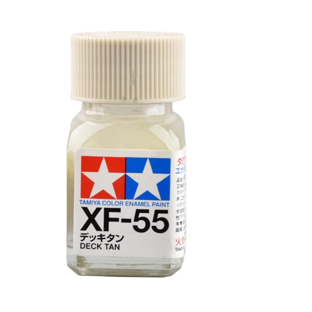 Tamiya XF-55 Flat Deck Tan Enamel Paint 10ml for Scale Models Miniatures