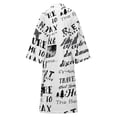 thumbnail image 6 of Retirement Apparel Bathrobe Plush Bathrobe Cozy Unisex Winter Bathrobe Warm Water Absorbent, 6 of 9