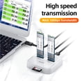 thumbnail image 4 of Caja Adaptadora Hugtrwg Lector SSD M.2 nvme SATA Doble Bahía 10 Gbps 8 TB, 4 of 9