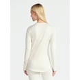 thumbnail image 3 of ClimateRight by Cuddl Duds Women's Thermal Guard Base Layer Crew Neck Top, Sizes XS to 4X, 3 of 5